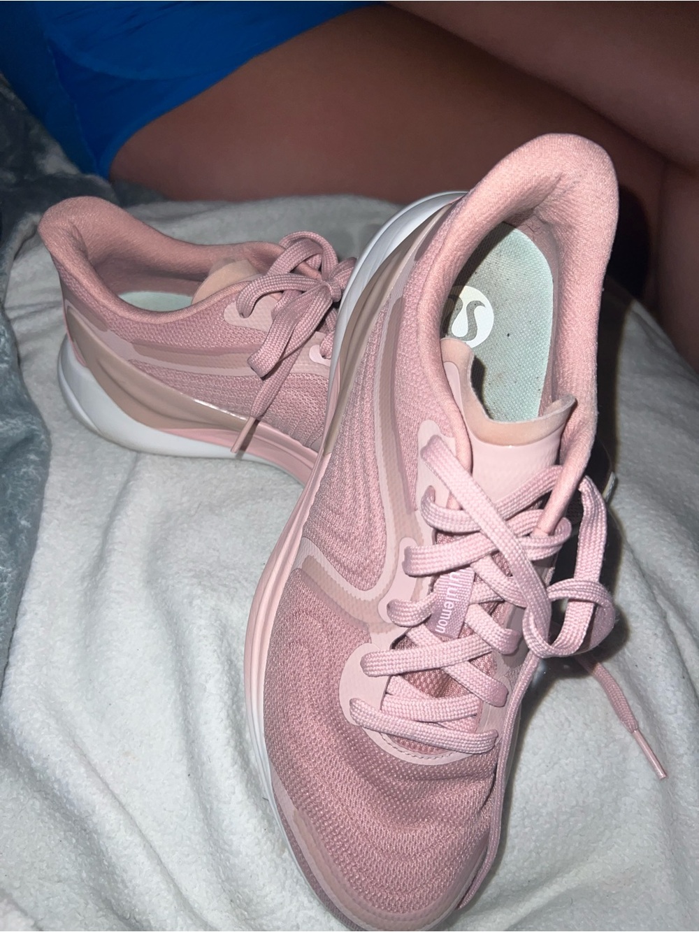 lululemon athletica Pink Mesh Training Sneakers - Picture 1 of 5